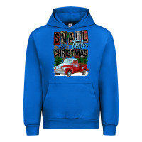 Cobalt Small Town Christmas Urban Hoodie - FaDigitalArtStudio