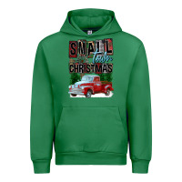 Emerald Small Town Christmas Urban Hoodie - FaDigitalArtStudio