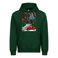 Foreset Green Small Town Christmas Urban Hoodie - FaDigitalArtStudio