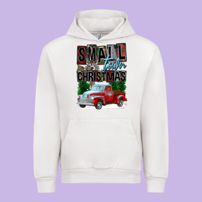 Small Town Christmas Urban Hoodie Designed By Fadigitalartstudio
