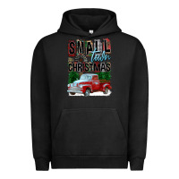 Pigment Black Small Town Christmas Urban Hoodie - FaDigitalArtStudio
