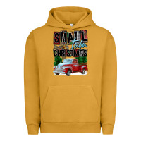 Pigment Peanut Butter Small Town Christmas Urban Hoodie - FaDigitalArtStudio