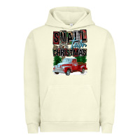 Pigment Pistachio Small Town Christmas Urban Hoodie - FaDigitalArtStudio