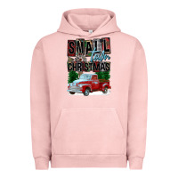 Pigment Salmon Small Town Christmas Urban Hoodie - FaDigitalArtStudio