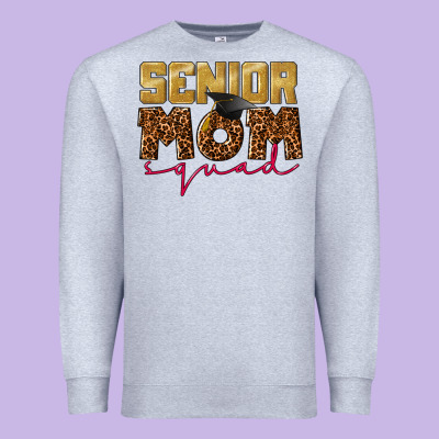 Senior Mom Squad Premium Sweatshirt Designed By Cowgirlartshop
