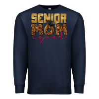 Navy Senior mom squad Premium Sweatshirt - CowGirlArtShop