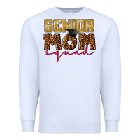 White Senior mom squad Premium Sweatshirt - CowGirlArtShop