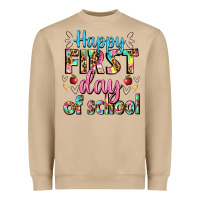 Happy First Day Of School Heavyweight Sweatshirt | Teevron