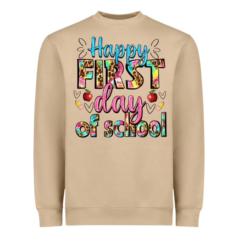 Happy First Day Of School Heavyweight Sweatshirt by BundleAndBundleShop | Teevron