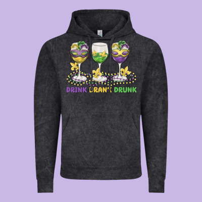 Drink Drank Drunk Vintage Hoodie Designed By Maliassmallbusiness