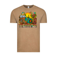 Vintage Coffee western traveler cowboy Vintage Tee - NancyCooperArtShop