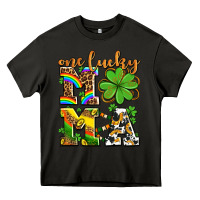 Asphalt one lucky mama Heavy Core Tee - AdoDesignShop