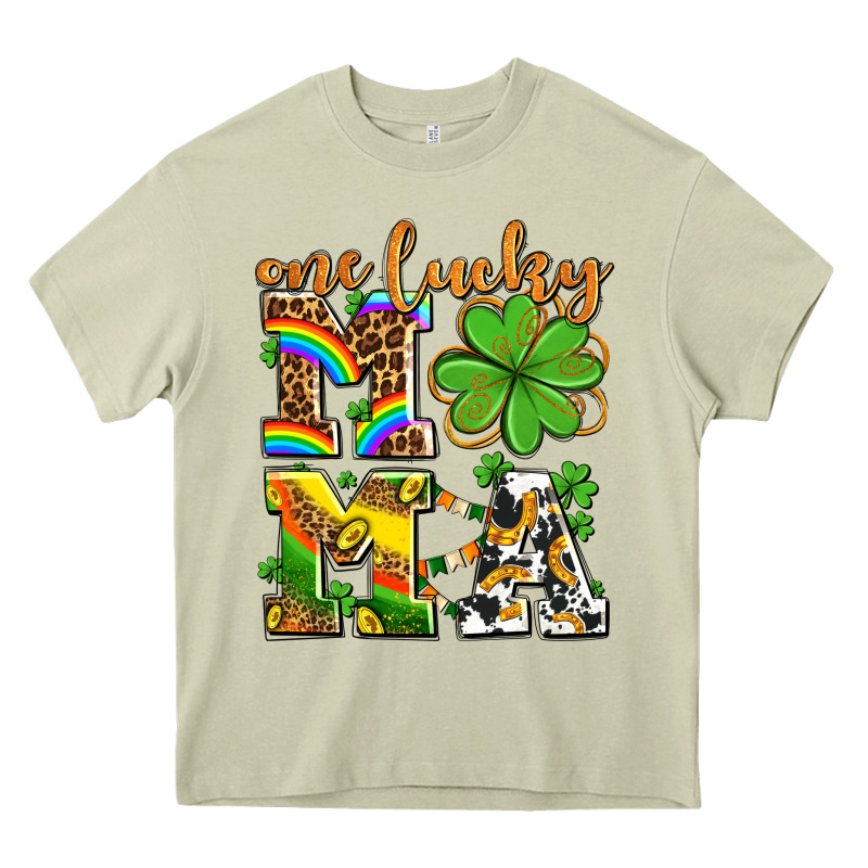 One Lucky Mama Heavy Core Tee by AdoDesignShop | Teevron