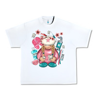 White dentist gnome Urban Heavy Tee - NancyCooperArtShop
