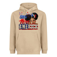 Mushroom little miss america black girl peekaboo Heavyweight Hoodie - CowGirlArtShop