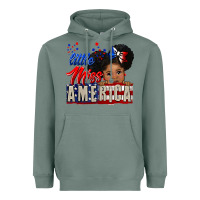 Sage little miss america black girl peekaboo Heavyweight Hoodie - CowGirlArtShop