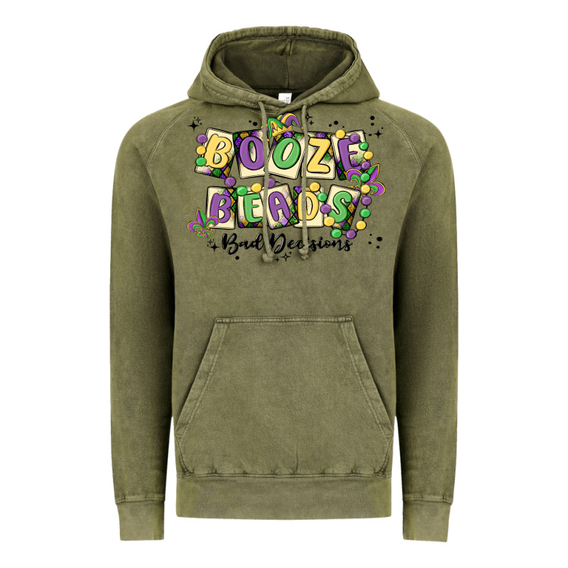 Booze Beads Vintage Hoodie by MaliasSmallBusiness | Teevron