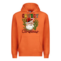 Carrot cowboy christmas western cactus Premium Hoodie - CowGirlArtShop