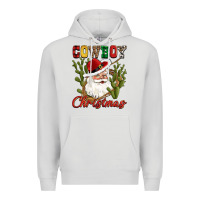 Cowboy Christmas Western Cactus Premium Hoodie | Teevron