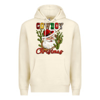 Sandshell cowboy christmas western cactus Premium Hoodie - CowGirlArtShop