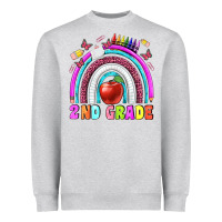 Heather Grey 2 nd grade Heavyweight Sweatshirt - BundleAndBundleShop