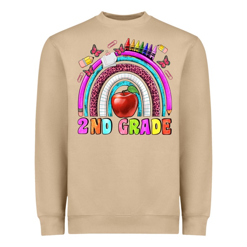 2 Nd Grade Heavyweight Sweatshirt by BundleAndBundleShop | Teevron