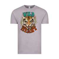 Vintage Zinc wild heart tiger college western Vintage Tee - NancyCooperArtShop