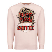 Pale Pink Mama needs coffee Mother's Day Premium Sweatshirt - CowGirlArtShop