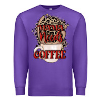 Purple Mama needs coffee Mother's Day Premium Sweatshirt - CowGirlArtShop