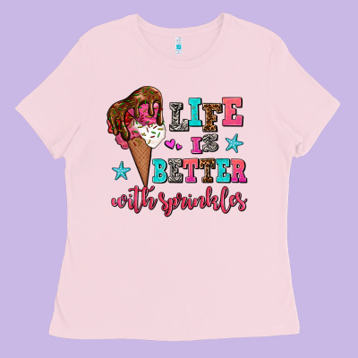 Life Is Better With Sprinkles Ladies Tee Designed By Adodesignshop