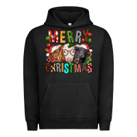 Pigment Black Merry christmas calfs Urban Hoodie - FaDigitalArtStudio