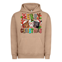Pigment Burro Merry christmas calfs Urban Hoodie - FaDigitalArtStudio