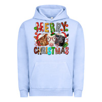 Pigment Grape Ice Merry christmas calfs Urban Hoodie - FaDigitalArtStudio