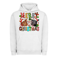 Pigment Lunar Rock Merry christmas calfs Urban Hoodie - FaDigitalArtStudio