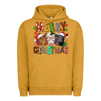 Pigment Peanut Butter Merry christmas calfs Urban Hoodie - FaDigitalArtStudio