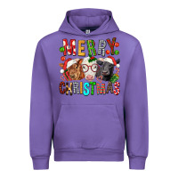 Tulip Merry christmas calfs Urban Hoodie - FaDigitalArtStudio