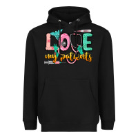 Black Love my patients Heavyweight Hoodie - CowGirlArtShop