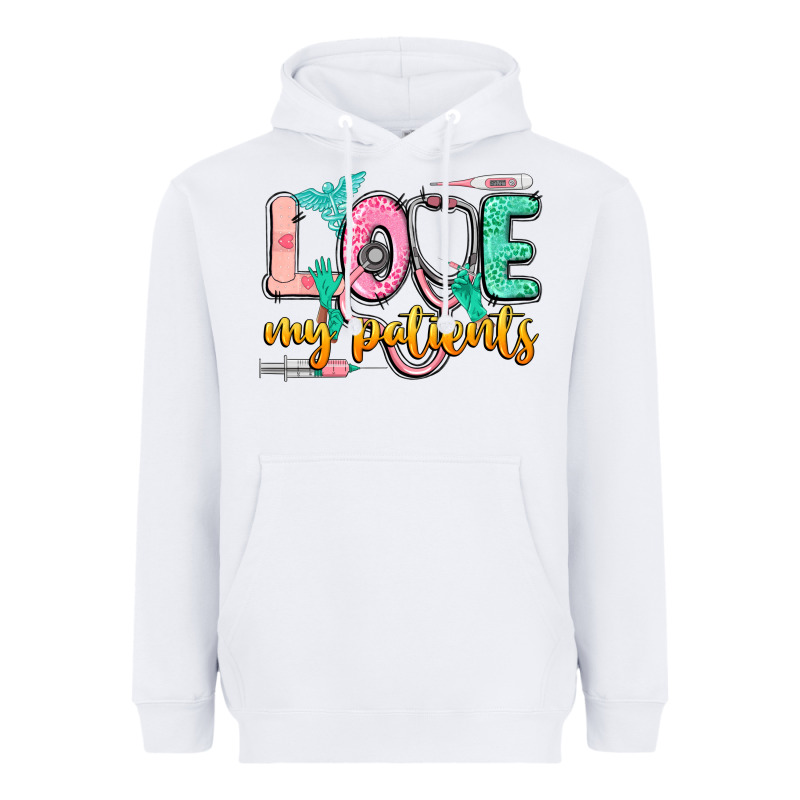 Love My Patients Heavyweight Hoodie by CowGirlArtShop | Teevron