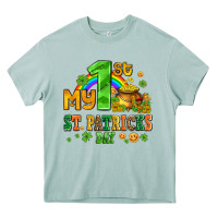 Arona my first st patricks day with coins and shamrocks Heavy Core Tee - AdoDesignShop