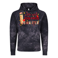 Cloud Black little miss 100 days smarter Vintage Hoodie - MaliasSmallBusiness