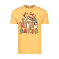 Vintage Mustard let's get baked Vintage Tee - MaliasSmallBusiness