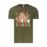 Vintage Olive let's get baked Vintage Tee - MaliasSmallBusiness