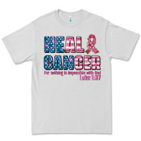 Heal Cancer With Cancer Ribbon Premium Tee | Teevron