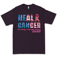 Plum heal cancer with cancer ribbon Premium Tee - AdoDesignShop