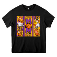 Black basketball mom Heavy Core Tee - Jasminsmagicworld