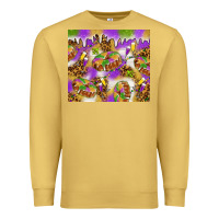 Antique Gold Mardi Gras with king cake tumbler Premium Sweatshirt - HowdyJamesFarm