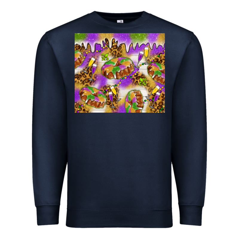 Mardi Gras With King Cake Tumbler Premium Sweatshirt by HowdyJamesFarm | Teevron