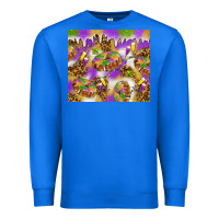 True Royal Mardi Gras with king cake tumbler Premium Sweatshirt - HowdyJamesFarm