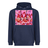 Navy Love gnomies with gift boxes tumbler Heavyweight Hoodie - HowdyJamesFarm