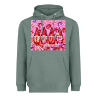 Sage Love gnomies with gift boxes tumbler Heavyweight Hoodie - HowdyJamesFarm